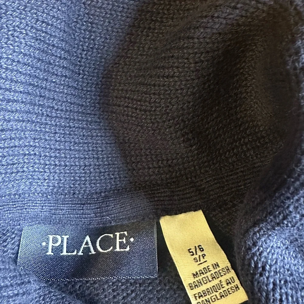 The Children's Place Festive Red and Navy‎ Sweater